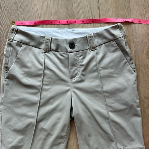 Lululemon Women’s Club golf Short size 4 in Mojave Tan W7796S Bermuda 9” inseam - Picture 7 of 14
